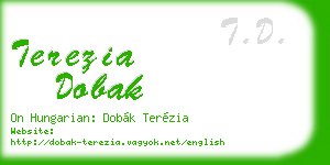 terezia dobak business card